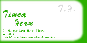 timea herm business card